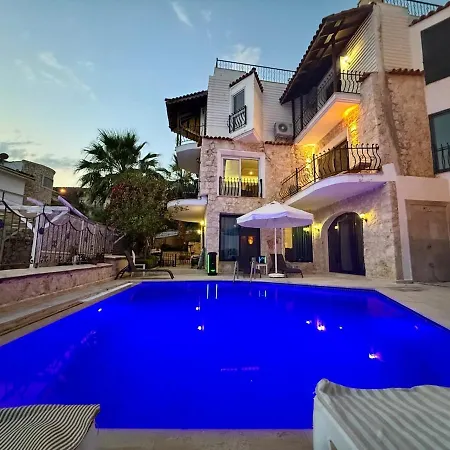 Kalkan Kalamar Sea Side In Center Villa Apart 4 Person * Kaş