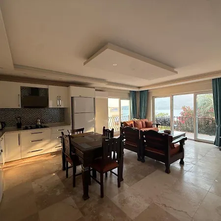 Kalkan Kalamar Sea Side In Center Villa Apart 4 Person Kaş